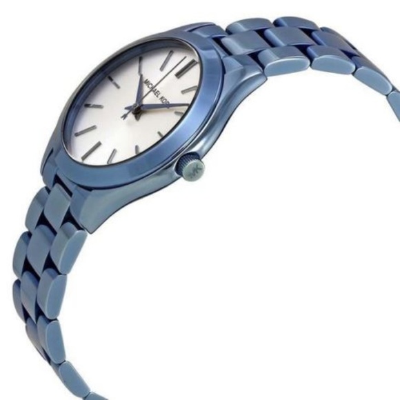 Michael Kors Mini Slim Runway Ocean Women’s Watch - Picture 2 of 4